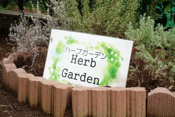 ハーブガーデンの看板