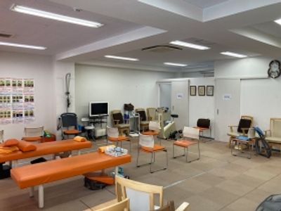明るい機能訓練室