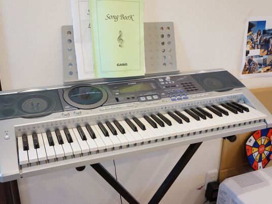 電子キーボードのアップ