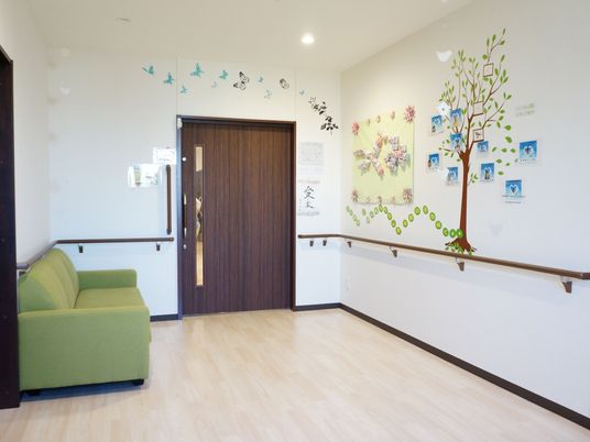 和やかな休憩スペース