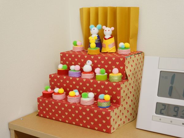 カラフルな手作り飾り