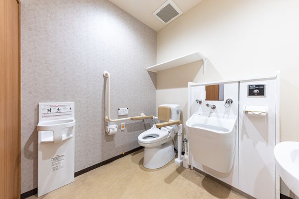 清潔感のあるトイレスペース