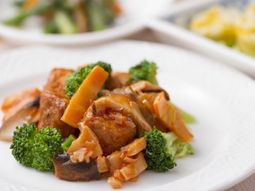 健康的な料理の一皿