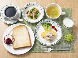 バランス良い朝の食事