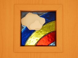 カラフルなステンドグラス