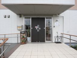 入口とウェルカムボード