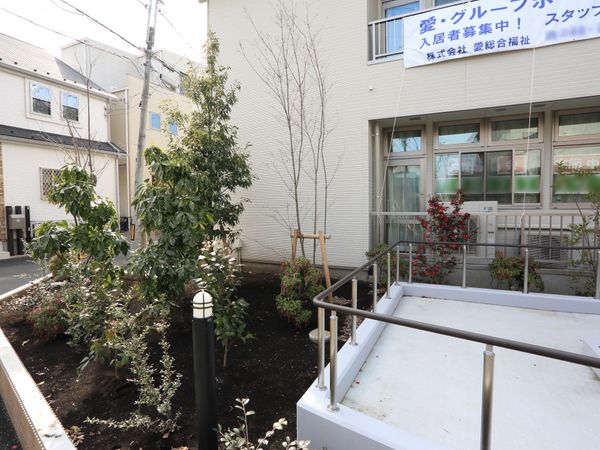 緑豊かな中庭