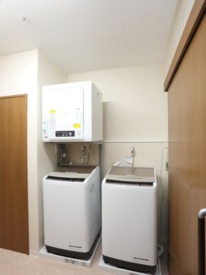 洗濯機と給湯器の設備