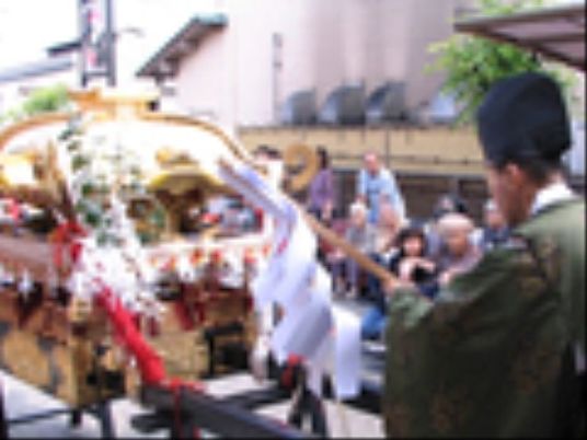 地域のお祭りの様子