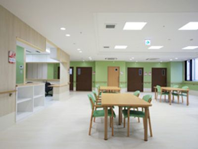 広々とした食堂