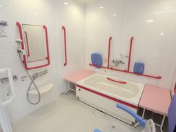 バリアフリー浴室の一角