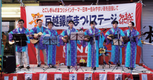 イベント演奏のスナップ