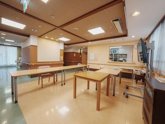 自然光の明るい空間