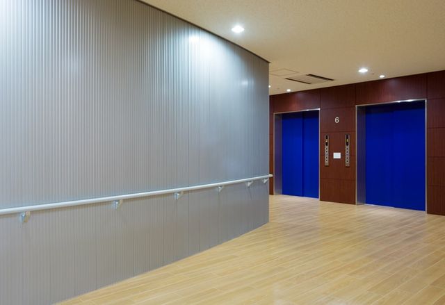 広々とした廊下