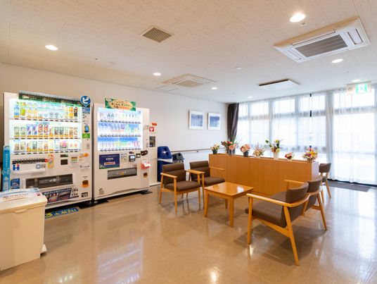 自販機のある休憩室