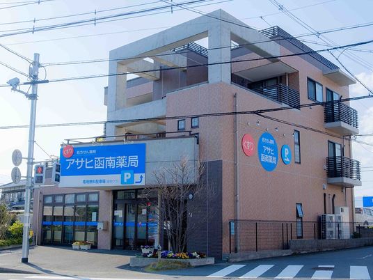 薬局のある建物外観  