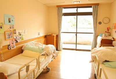 自然光が差し込む居室
