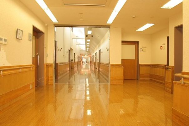 明るい廊下