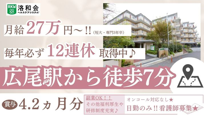 求人ポスターと建物