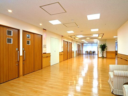 明るい廊下  
