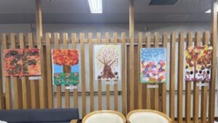 作品展示のロビー