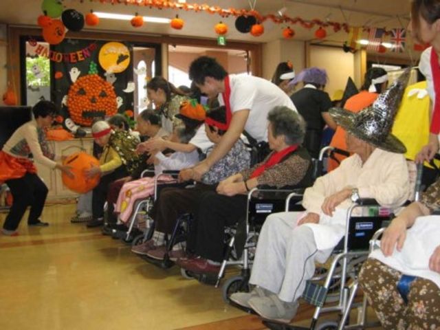 ハロウィンイベントの居室