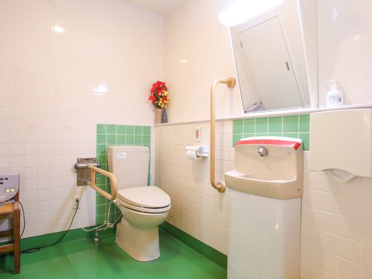 バリアフリーのトイレ設備