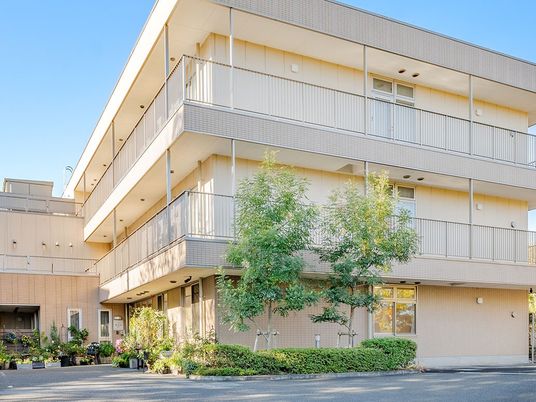 明るい外観の建物