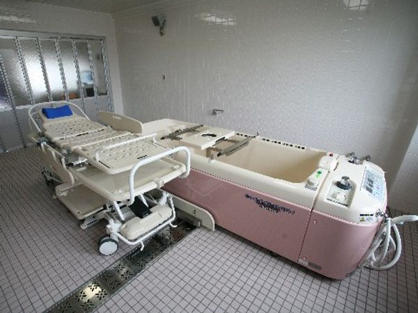 清潔な浴室の特殊浴槽
