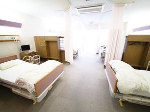 明るい居室  