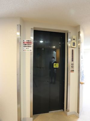 エレベーターの入口の様子