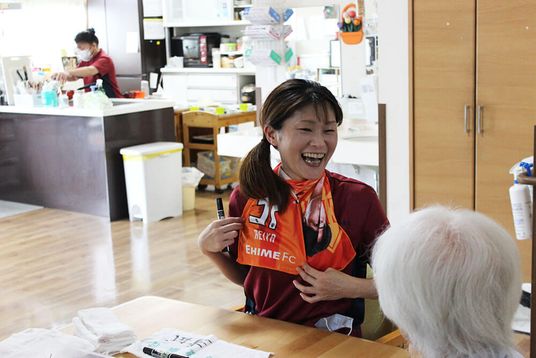 笑顔のスタッフと利用者様