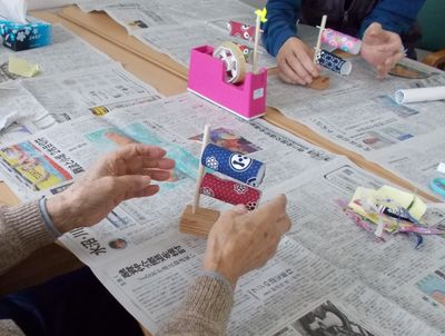 手作り作業テーブル