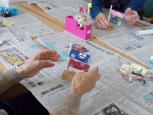 手作り作業テーブル