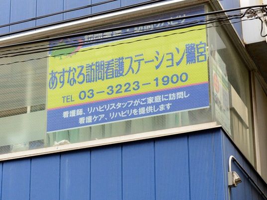 訪問看護の看板  