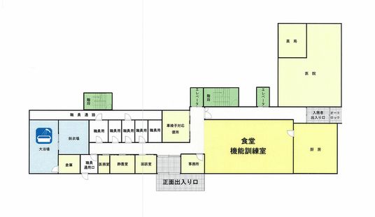 施設の間取り図