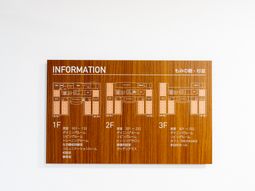 各階の案内表示