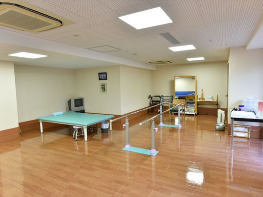 広々とした機能訓練室 