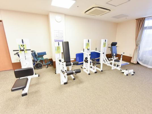 機能訓練室の器具配置
