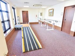 明るい機能訓練室