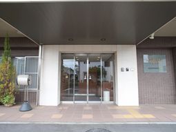 清潔感のあるエントランス