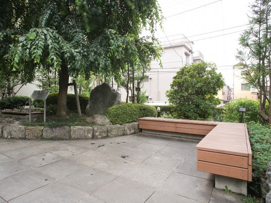 緑豊かな庭の風景