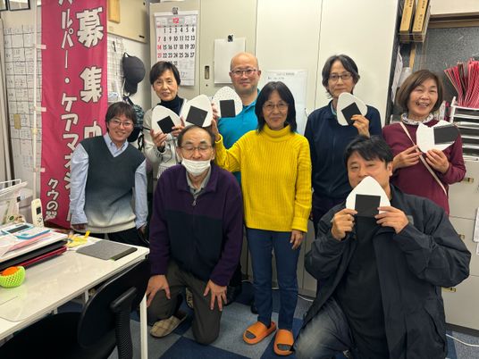 スタッフ集合の多目的室  