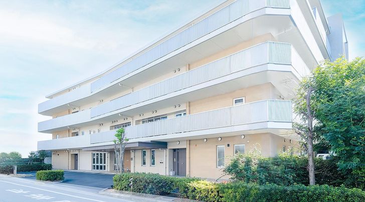 多階層のモダンな外観