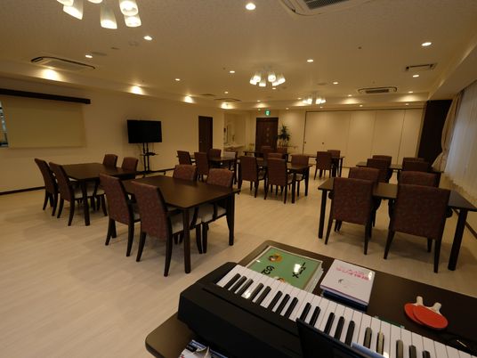 広々とした快適な食堂