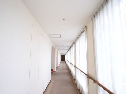 清潔感ある明るい廊下