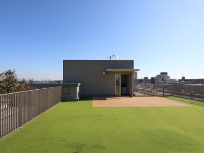 広々とした屋上スペース