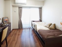 清潔な居室の一角