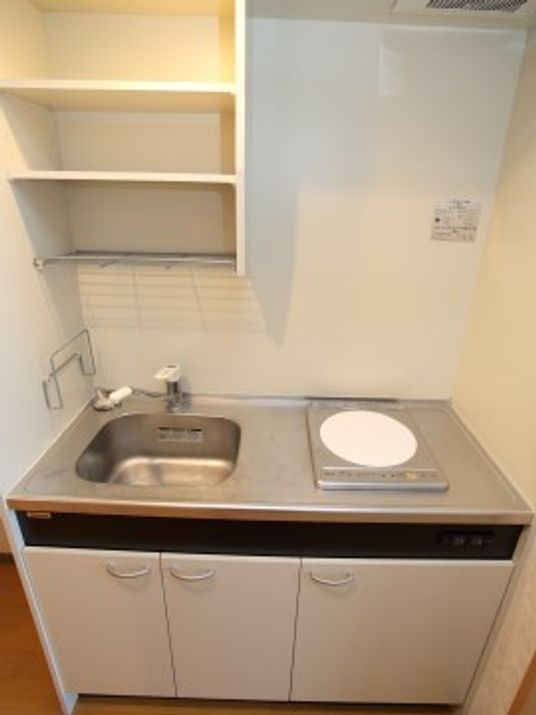 コンパクトなキッチン設備