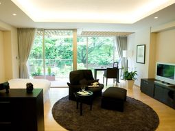 明るい居室の様子